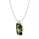 Across The Plain Pendant Catherine Best Dev Pendant on a 18 chain