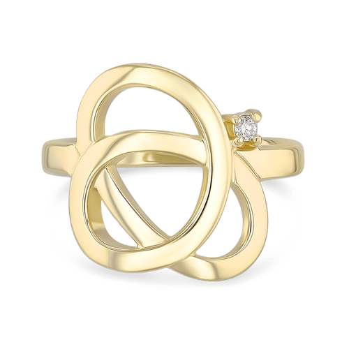 Bowline Ring Catherine Best 9ct Yellow Gold
