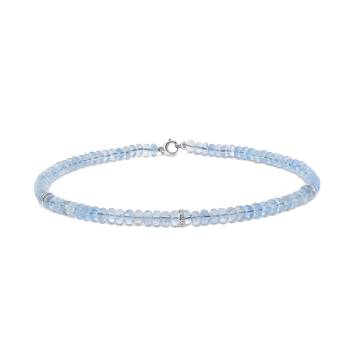 Aquamarine Bead Necklace Catherine Best