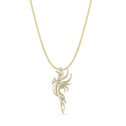 The Phoenix Pendant Catherine Best 18ct Yellow Gold Pendant with 18 inch chain