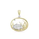 Hetty the Hedgehog Gold Pendant Catherine Best Dev Pendant
