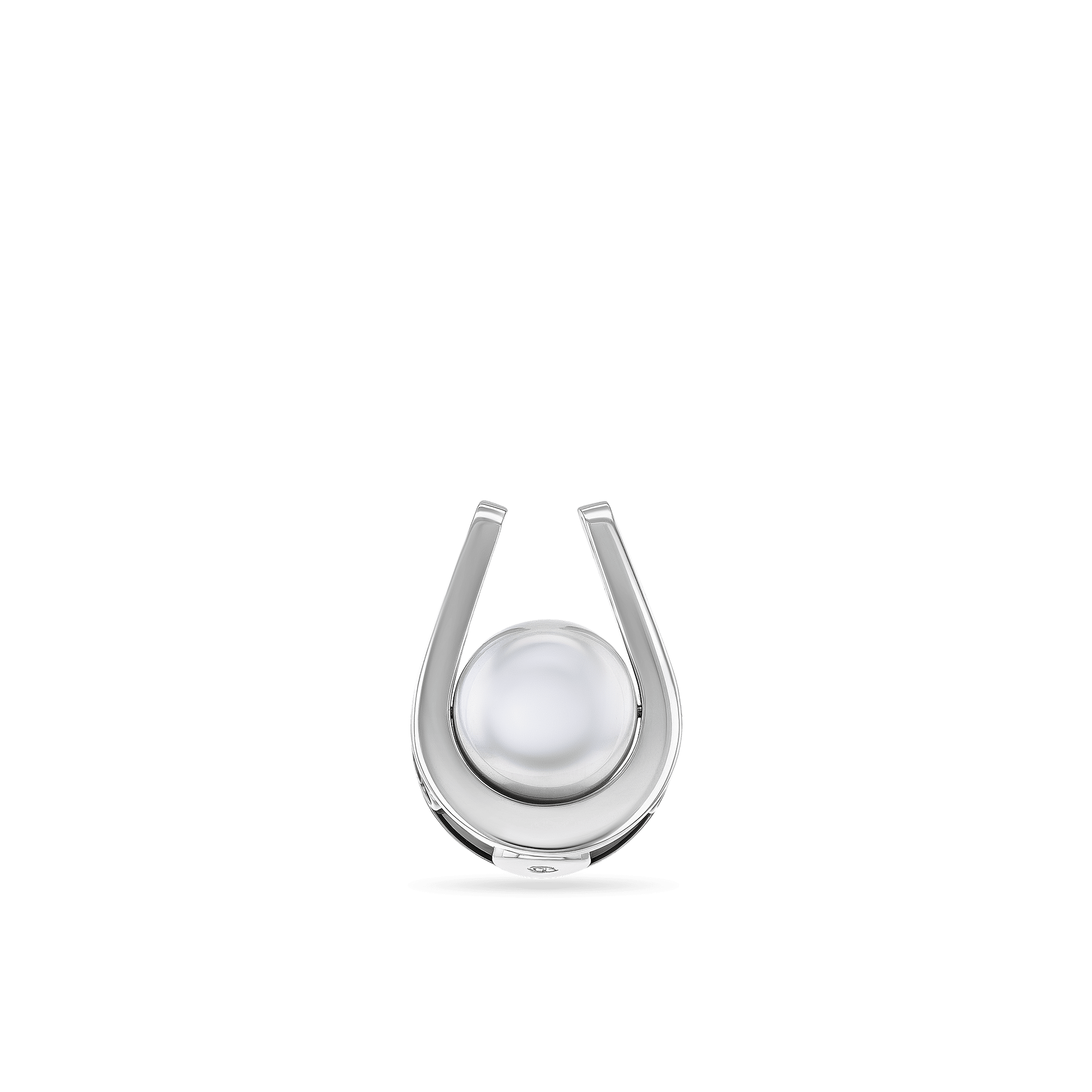 Buddha Pendant Catherine Best 18ct White Gold Pendant with 18 inch spiga chain