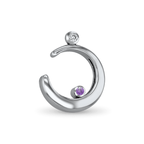 Cradle of Love Pendant - Platinum - Without Chain Catherine Best