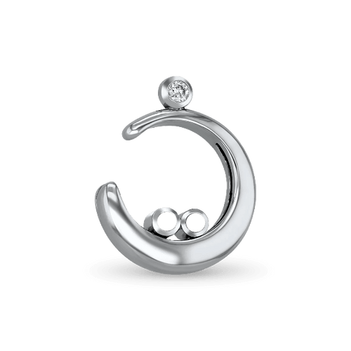 Cradle of Love Pendant - 9ct White Gold - With Chain Catherine Best