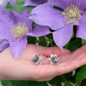 Clematis Empress Stud Earrings Catherine Best Dev