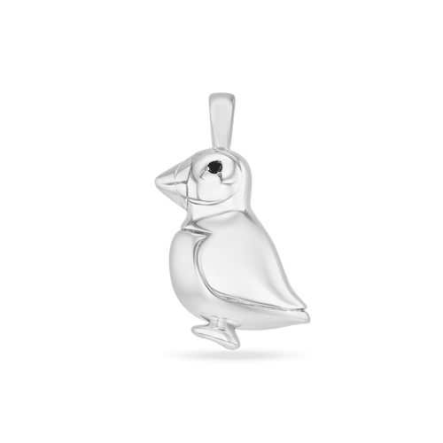 George The Puffin Pendant - Silver Catherine Best Pendant