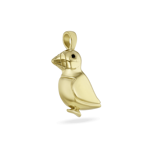 George The Puffin Pendant - 18ct Yellow Gold Catherine Best