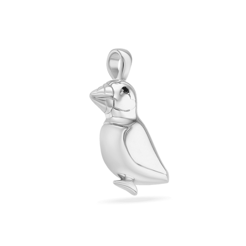 George The Puffin Pendant - Silver Catherine Best