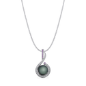 Tahitian Twist Pendant Catherine Best Pendant on an 18