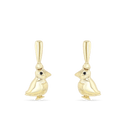 George the Puffin Earrings Catherine Best Drop 9ct Yellow Gold