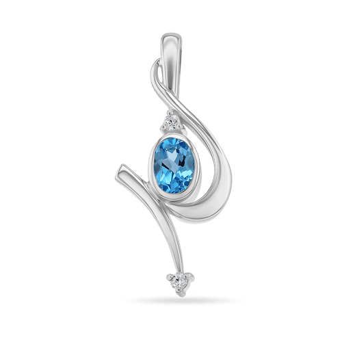 Chords of Love Pendant Catherine Best Blue Topaz Pendant