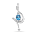 Chords of Love Pendant Catherine Best Blue Topaz Pendant