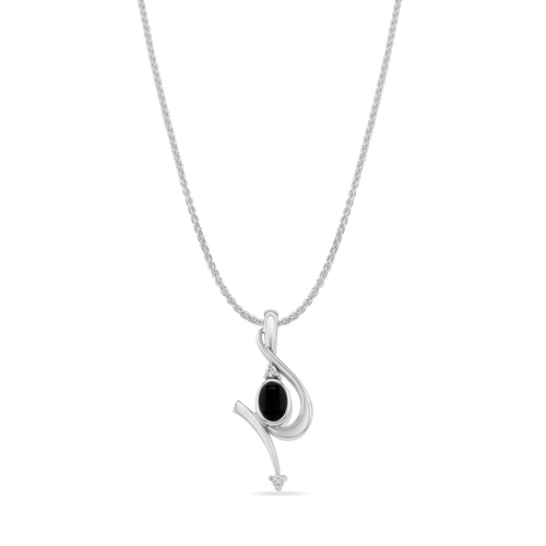 Chords of Love Pendant Catherine Best Onyx Pendant on an 18