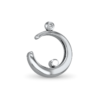 Cradle of Love Pendant - Silver - Without Chain Catherine Best