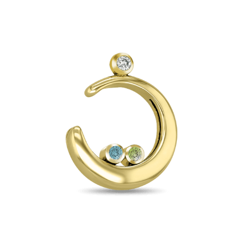 Cradle of Love Pendant - 9ct Yellow Gold - Without Chain Catherine Best