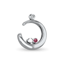 Cradle of Love Pendant - 9ct White Gold - With Chain Catherine Best