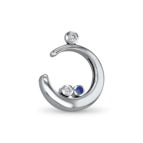 Cradle of Love Pendant - Platinum - With Chain Catherine Best