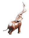 Richard Cooper Medium Bull Elephant Bronze Sculpture Catherine Best Dev
