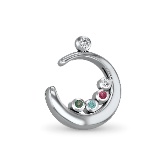 Cradle of Love Pendant - Silver - With Chain Catherine Best