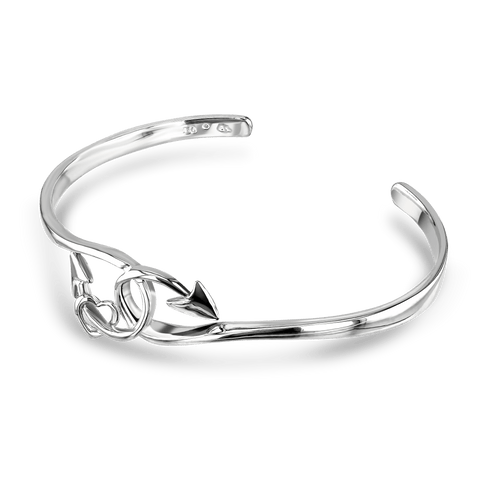 Hooked On You Bangle Catherine Best Dev Silver