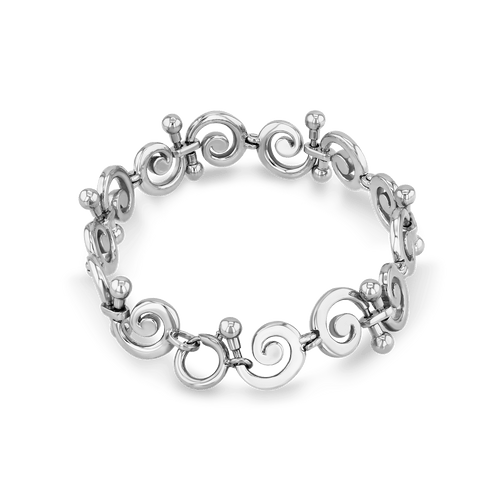 Waves Bracelet Catherine Best Dev Silver
