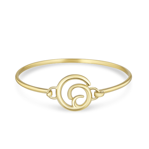 Belvoir Bangle Catherine Best 9ct Yellow Gold 60mm Diameter