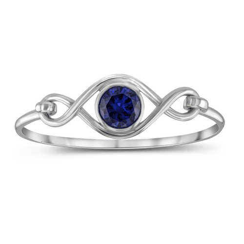 Sonnet Bangle Catherine Best Dev Tanzanite Cubic Zirconia