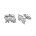 Island of Jersey Silver Cufflinks Catherine Best Dev Bar Fittings