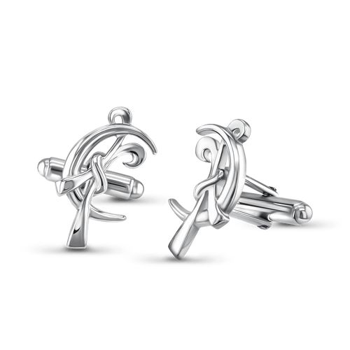 Pisces Moon-sign Cufflinks Catherine Best Dev Silver