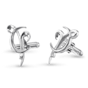 Aries Moon-sign Cufflinks Catherine Best Dev Silver