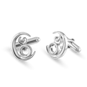 Taurus Moon-sign Cufflinks Catherine Best Dev Silver