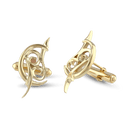 Cancer Moon-sign Cufflinks Catherine Best Dev 9ct Yellow Gold
