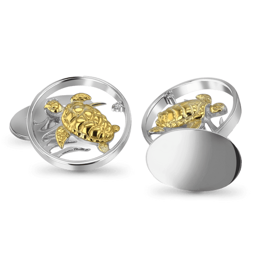 Under The Sea Turtle Cufflinks Catherine Best Dev