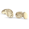 Ormer Cufflinks Catherine Best Dev 9ct Yellow Gold