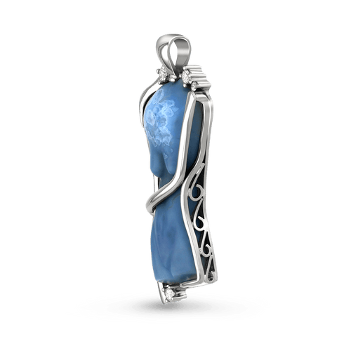 Blue Velvet Pendant Catherine Best Dev