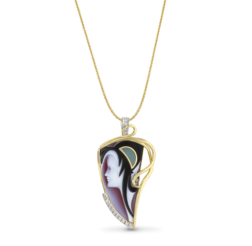 Aurora Pendant Catherine Best Dev Pendant on a 18 chain