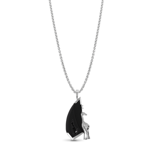 Hide and Seek Pendant Catherine Best Dev Pendant on a 18