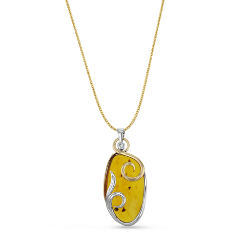 Rousse Pendant Catherine Best Dev Pendant on a 18 chain