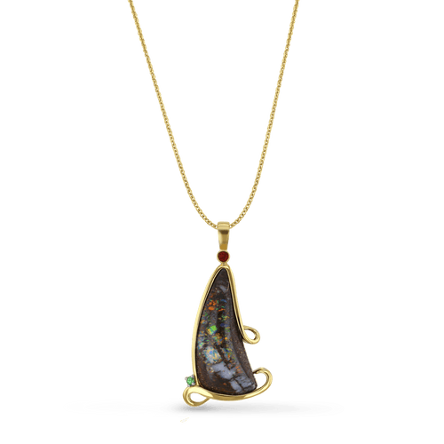 Jupiter Pendant Catherine Best Dev Pendant on a 18 chain