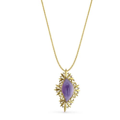 Wisteria Pendant Catherine Best Dev Pendant on a 18 chain