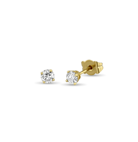 Shining Love Earrings Catherine Best Dev 18ct Yellow Gold 4mm