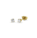 Shining Love Earrings Catherine Best Dev 18ct Yellow Gold 4mm