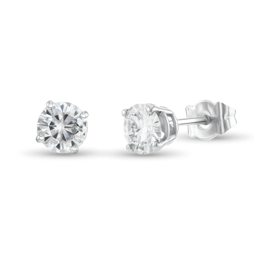 Shine a Light Earrings Catherine Best Dev Platinum 6mm