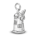 Silver Windmill Charm Catherine Best Dev