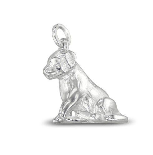 Silver Pup Charm Catherine Best Dev