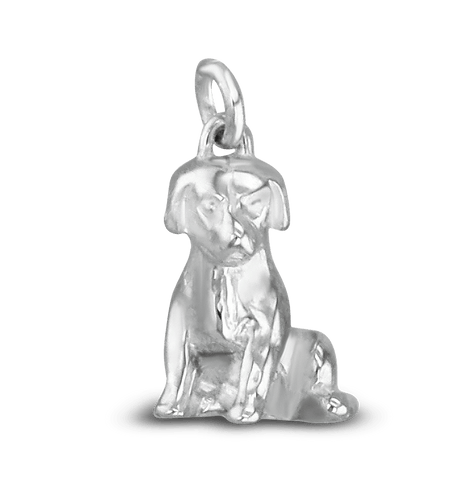 Silver Pup Charm Catherine Best Dev
