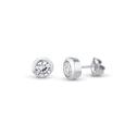 Just Because I... Earrings Catherine Best Dev Clear Cubic Zirconia Silver
