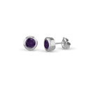 Just Because I... Earrings Catherine Best Dev Amethyst Silver