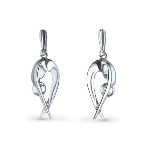 Inner Balance Earrings Catherine Best Dev Silver