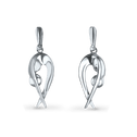 Inner Balance Earrings Catherine Best Dev Silver